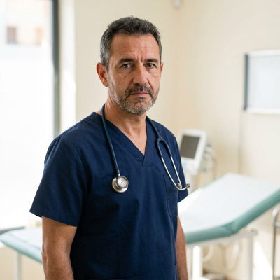 <b>Dr. Alan Prieto</b>, DVM &middot; nineteen years with reactive and panicked dogs